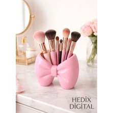 Hedix Digital Premium Fiyonk Tasarım Makyaj Fırçası Düzenleyici & Organizer