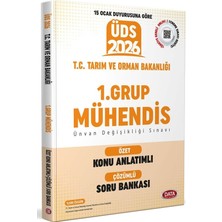 Data 2026 Gys Üds Tarım ve Orman Bakanlığı 1. Grup Mühendis Özet Konu Anlatımlı Soru Bankası Çözümlü Görevde Yükselme Ünvan Değişikliği Data Yayınları