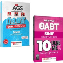 Anla Kazan Yayınları Yediiklim Meb Ags Öabt Sınıf Öğretmenliği Soru Bankası & Öabt Meb-Ags Sınıf Öğretmenliği 10 Denemex Çözümlü Indeks Akademi Seti