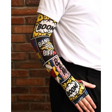 Hdswanky Oyuncu & Sporcu Yarım Eldivenli Kol Kolluk – Parmak Detaylı Arm Sleeve