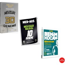 Anla Kazan Yayınları Benim Hocam 2026 Meb Ags Mevzuat 40 Branş Deneme & Ags Mevzuat Deneme Seti