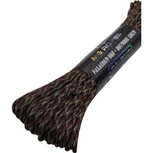 4mm Bordo Bej Desenli Paracord Ip - Mg Ropes 660 Lb (10 Iplikli)