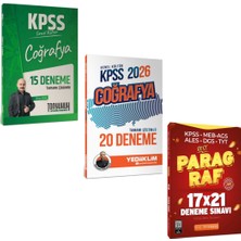 Anla Kazan Yayınları Tonyukuk 2026 Kpss Coğrafya 15 Deneme & Yediiklim Kpss Coğrafya 20 Deneme & Paragraf Deneme Seti