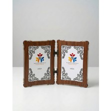 Hanem Çerçeve Mdf Ahşap Dikey 15X21 Menteşeli Dekoratif Fotoğraf Çerçevesi