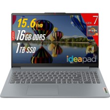 Lenovo Ideapad Slim3 15AMN8 Amd Ryzen 5 7520U 16GB 1tb SSD Amd Radeon 610M Graphics 15.6 Freedos Dizüstü Bilgisayar