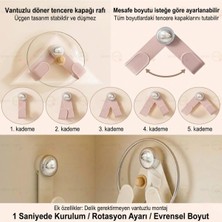 MAİN SHOP 2 Adet Tencere Kapağı Tutucu Düzenleme Kendinden Vantuzlu Tava Kapağı Saklama Tutacağı M-56