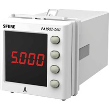 Sfere PA195I-DX1T-AC Dijital Ampermetre Panel Tipi Ac Akım Ölçer 5A/1A Endüstriyel Enerji Ölçüm