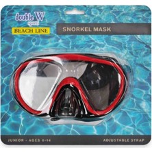 Admay Çocuk Şnorkel Maskesi 6-14 Yaş Kayışlı Deniz & Havuz Dalış Gözlüğü (Buğu Yapmaz, Geniş Görüş Açısı)