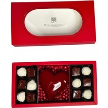 Myra Çikolata Evim Aşkın Iki Hali Acılı Bitter, Ezme Dolgulu Tatlı Çikolata Hediye Kutusu 320 gr