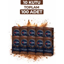 Dukkanıum Oxlove Chocolate Aromalı Prezervatif 10'lu 10 Kutu
