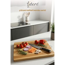 kitchendore Bambu Kesme Tahtası 22 x 32 cm Kesim Panosu