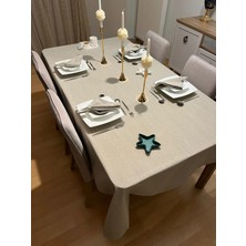 Zeren Home Elite Masa Örtüsü + Runner Takım | Lekeye Dayanıklı Taş