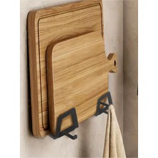 MAİN SHOP 2 Adet Bulaşık Sünger Tutacağı Kancalı Yapışkanlı Paslanmaz Bulaşık Sünger Tutucu Askı M-Sng2