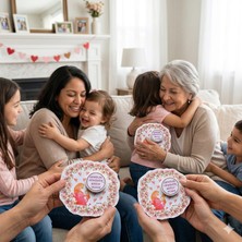 Atölye Mila Anneler Günü Özel Orkideli Boş Krem Kutusu Konsept HEDIYELIK10'LU