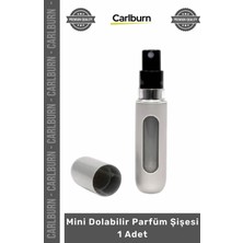 Carlburn Özel Üretim Şık Alüminyum Gövde Cep Tipi Taşınabilir 5ml Doldurulabilir Pratik Mini Dolabilir Parfüm