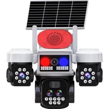 O-Kam 5051 3 Lens 3 Kamera 10X Optik Zoom 4g Solar Ptz Kamera