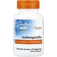 Doctor's Best Ashw With Sensoril Stress Focus And Mood Support 60 Veggie Caps