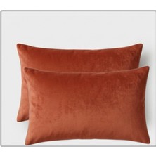 Ayzen Home Ayzen 2li Düz Kadife Kırlent Kılıfı 30X 50 cm