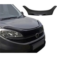 Aftermarket 2015+FİAT Doblo Kaput Koruma Rüzgarlık Parlak Siyah