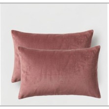 Ayzen Home Ayzen 2li Düz Kadife Kırlent Kılıfı 30X 50 cm