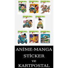 Gerekli Şeyler Yayıncılık Dragon Ball 1&2-7&8-9&10-11&12-13&14-15&16-17&18-19&20 Manga Seti (8 Kitap) / Anime-Manga Sticker ve Kartpostal Hediyeli