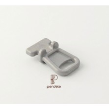 Premium Gri Perde Stoperi Korniş Final