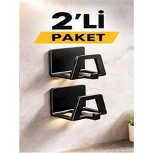 MAİN SHOP 2 Adet Musluk Yanı Sünger Askılığı Evye Sünger'liği Banyo Mutfak Kancalı Düzenleyici M-Sng2
