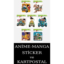 Gerekli Şeyler Yayıncılık Dragon Ball 7&8-9&10-11&12-13&14-15&16-17&18-19&20 Manga Seti (7 Kitap) / Sticker ve Kartpostal Hediyeli