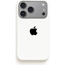 Demina iPhone 17 Pro Max Uyumlu Beyaz Logo Baskılı Içi Kadife Lansman