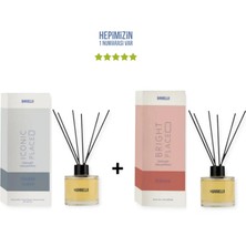 Bargello Sümbül Amber Iconic Place + Baharat Bright Place Dekoratif Ortam Kokusu 120 ml - Bambu Çubuklu