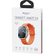 Yesido IO40 U2 2.01INÇ Hd Dokunmatik Ekran Bt Arama Destekli Wireless Şarjlı Akıllı Saat - Gold