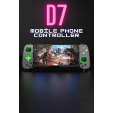 L'edoren D7 Switch Kablosuz Oyunlar Kolu Denetleyici Teleskopik Cep Telefonu Gamepad Bluetooth Uyumlu 5.0