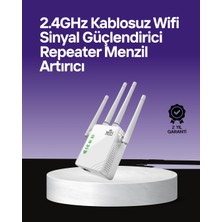 Aesco Mey Ithalat® Wps Destekli 2.4ghz + 5ghz Wifi Sinyal Güçlendirici
