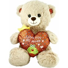 Aesco Mey Ithalat® PJH2323 Peluş Kalpli Ayı Love You 30 cm