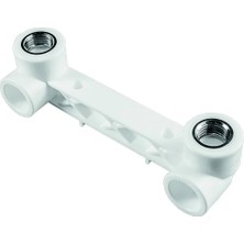 Aesco Mey Ithalat® Pvc Boru Pprc Sıva Altı Iç Dişli Çiftli Batarya Bağlantısı 20X1/2'' 10 Adet