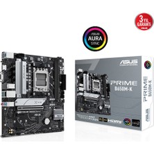 Verto Asus Prıme B650M-K, 2xddr5, 2x M.2, D-Sub, Hdmı, Am5 Soket Anakart