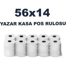 MGZ 56X14 Termal Pos Kağıdı Rulosu 10'lu - Tüm Pos Cihazlara Uyumlu