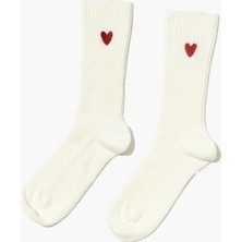 Paul Kenzie Nakışlı Yün Çorap - Valentine Collection - Love On Line