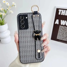 Samsung Galaxy S21 Fe 5g Uyumlu Kılıf Zebana Teddy Silikon Kılıf Siyah