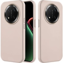 Honor Magic 7 Lite Uyumlu Kılıf Zebana Içi Kadife Silinebilir Lansman Kılıf Bej