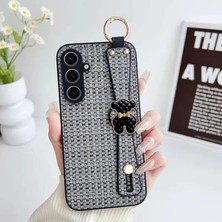 Samsung Galaxy A16 Uyumlu Kılıf Zebana Teddy Silikon Kılıf Siyah