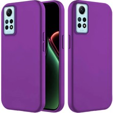 Xiaomi Redmi Note 12 Pro Uyumlu Kılıf Zebana Içi Kadife Silinebilir Lansman Kılıf Derin Mor