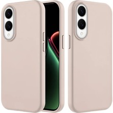 Samsung Galaxy S25 Edge Uyumlu Kılıf Zebana Içi Kadife Silinebilir Lansman Kılıf Bej