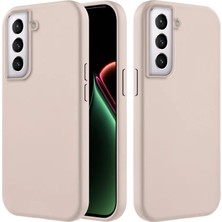 Samsung Galaxy S21 Fe 5g Uyumlu Kılıf Zebana Içi Kadife Silinebilir Lansman Kılıf Bej