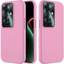Oppo RENO11 F 5g Uyumlu Kılıf Zebana Içi Kadife Silinebilir Lansman Kılıf Pembe