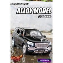 L'edoren Siyah Renkli GLS600 Maybach 1/24 Diecast Koleksiyon Maket Model Araba Che Zhi