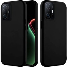 Xiaomi Mi 11T Pro Uyumlu Kılıf Zebana Içi Kadife Silinebilir Lansman Kılıf Siyah