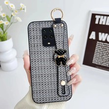 Xiaomi Redmi Note 9 Pro Uyumlu Kılıf Zebana Teddy Silikon Kılıf Siyah