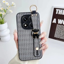 Xiaomi Redmi Note 14 Pro Uyumlu Kılıf Zebana Teddy Silikon Kılıf Siyah