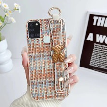 Samsung Galaxy A21S Uyumlu Kılıf Zebana Teddy Silikon Kılıf Turuncu